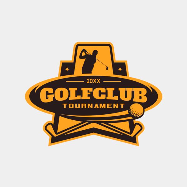 Golf club Tournament logo template 05 Thumbnail