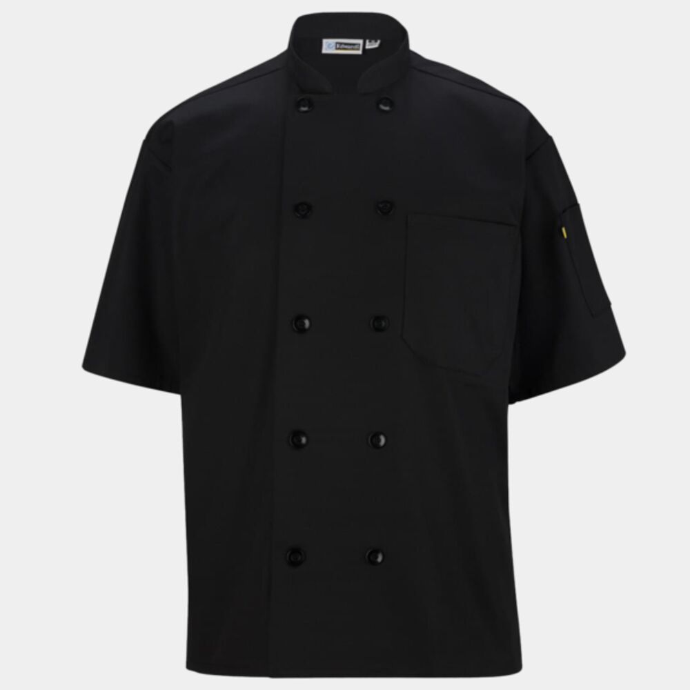 Short Sleeve Classic Chef Coat - 10 Buttons Thumbnail
