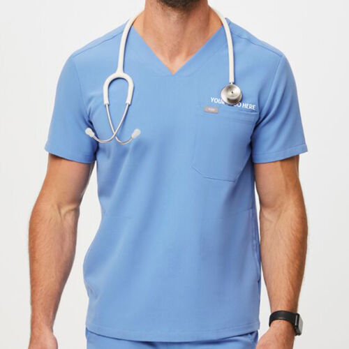 Chisec Three-Pocket Scrub Top™ Thumbnail